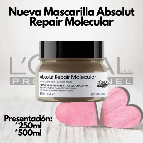 Mascarilla Absolut Repair Molecular c/enjuague Loreal