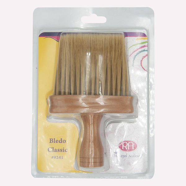 Accesorio para peluquería. Brocha para remover cabello para limpieza de cuello después del corte o el servicio de peluquería.