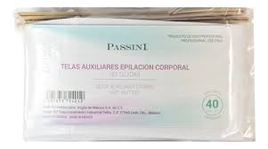 Telas para depilar Passini c/40 pzas